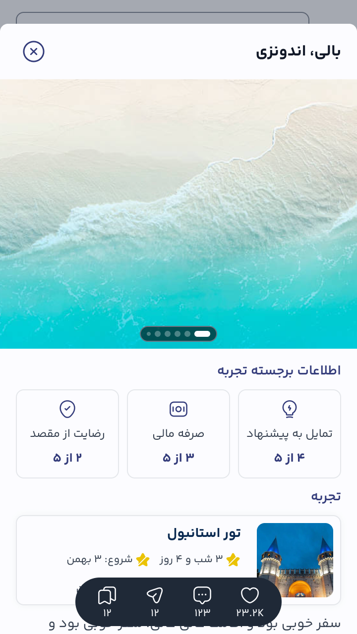 Social concept — a traveller’s experience rated on satisfaction, value for money and willingness to recommend